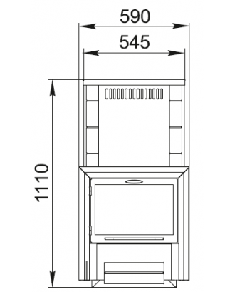 Poêle de sauna TMF Hekla Inox Illuminator anthracite, inserts en acier inoxydable, grand écran (41500) Poêles Sauna TMF