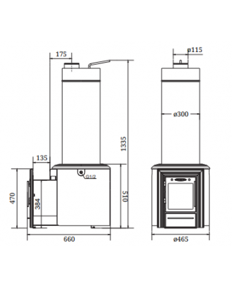 Poêle de sauna TMF Skoroparka III Lumina (35400) Poêles Sauna TMF