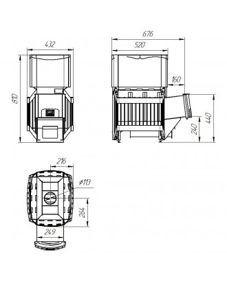 POÊLE DE SAUNA TEPLODAR HOTROCK GRILLE 12Л POÊLES DE SAUNA À BOIS