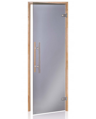 Porte Sauna Ad Premium Light, Aulne, Gris 80x200cm