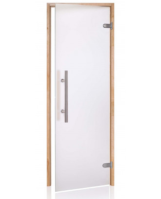 Porte Sauna Ad Premium Light, Aulne, Clair Mat 70x190cm PORTES DE SAUNA