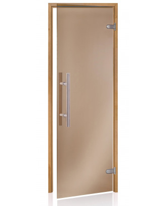 Porte Sauna Ad Premium Light, Tremble, Bronze 80x200cm PORTES DE SAUNA