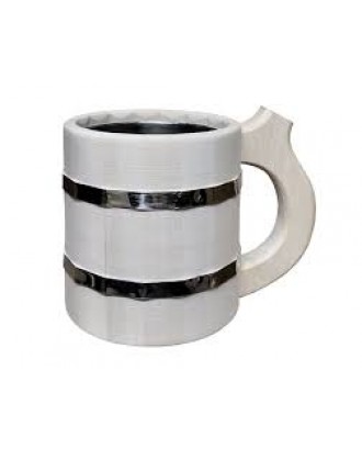 Mug en bois 1l avec insert en acier inoxydable ACCESSOIRES DE SAUNA
