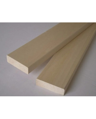 Banc en bois de tilleul 24 x 90 mm, 1000-2400 mm, tri AB BOIS DE SAUNA