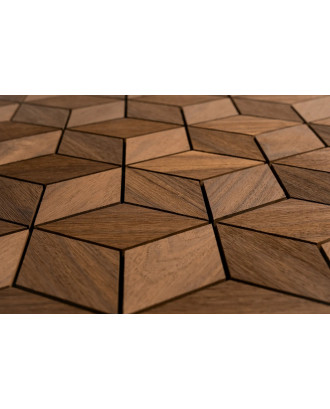 Panneaux décoratifs en bois Hexa XL Thermo Rhombus, Abachi BOIS DE SAUNA