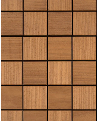 Panneaux décoratifs carrés en bois thermo, Abachi Panneaux décoratifs carrés en bois thermo, Abachi BOIS DE SAUNA