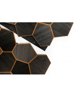 Panneaux décoratifs en bois Royal Black, Abachi BOIS DE SAUNA